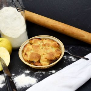SavouréO vous propose : Crumble aux pommes Chanteclerc – 100% Bio
